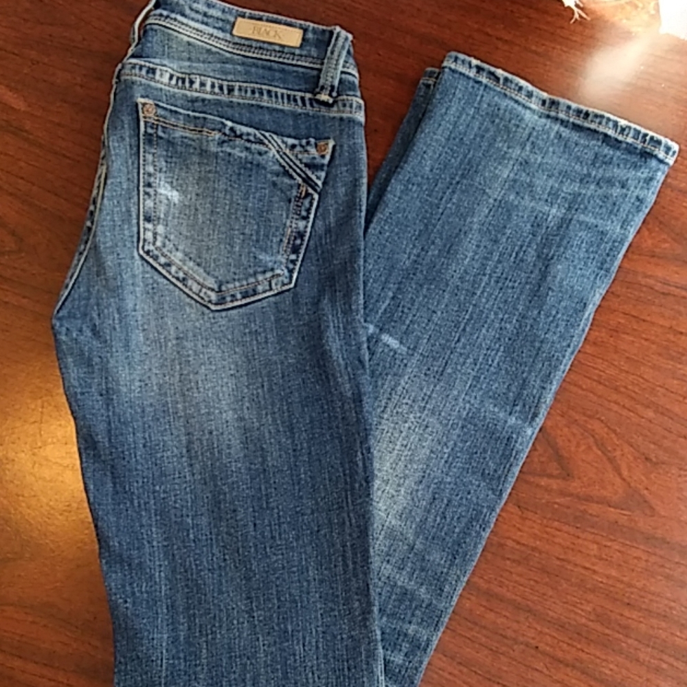 BUCKLE BLACK JEANS 24×32